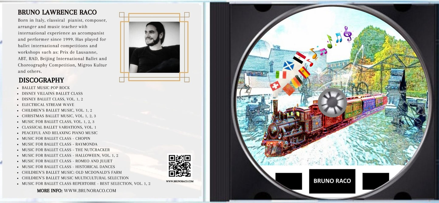 Children's Ballet Music Multicultural Selections - CD for Ballet Dance training