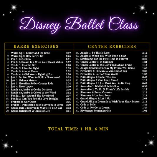 Disney Ballet Class - CD for Ballet Dance training