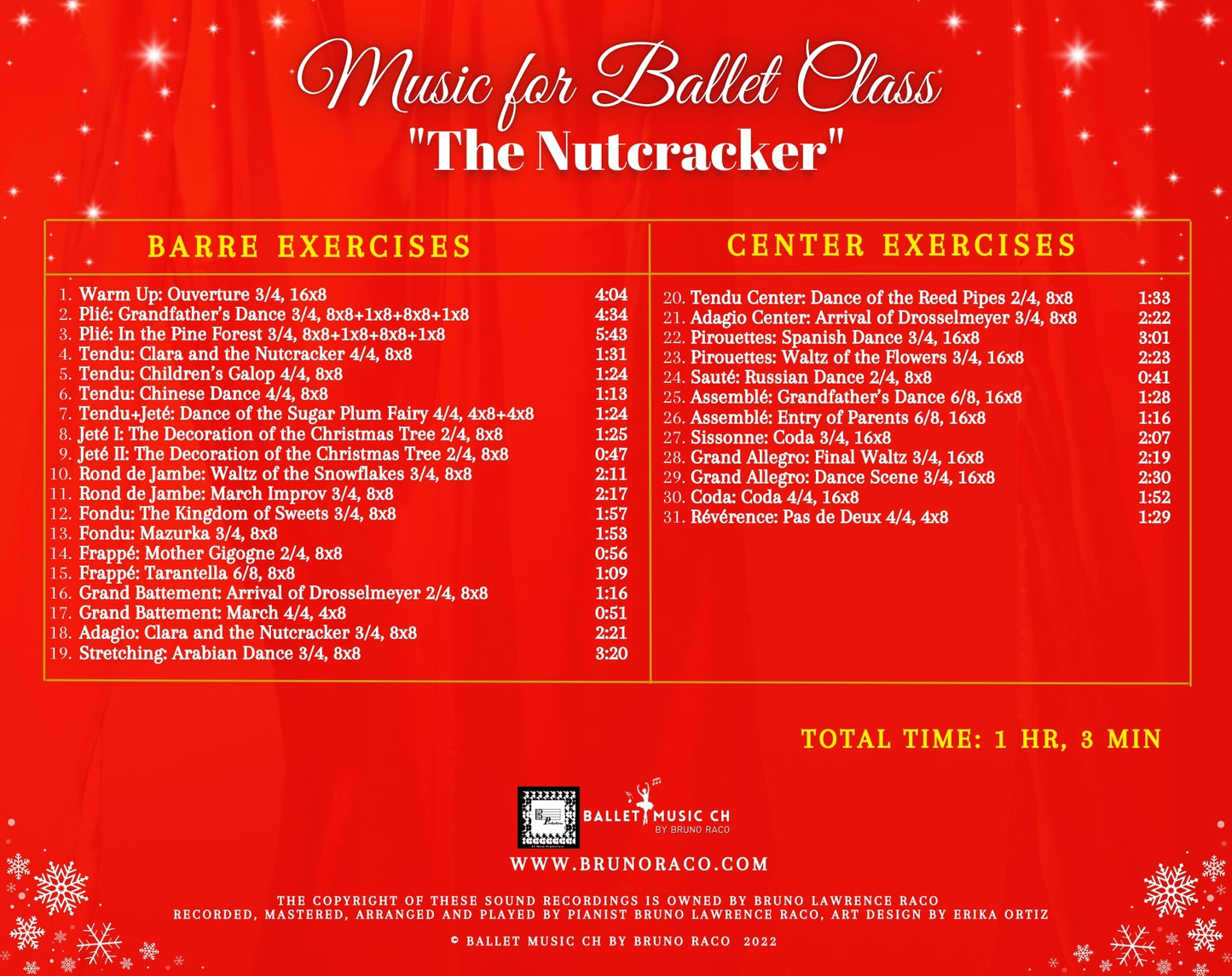 Musica per lezioni di danza classica "Lo Schiaccianoci" - CD