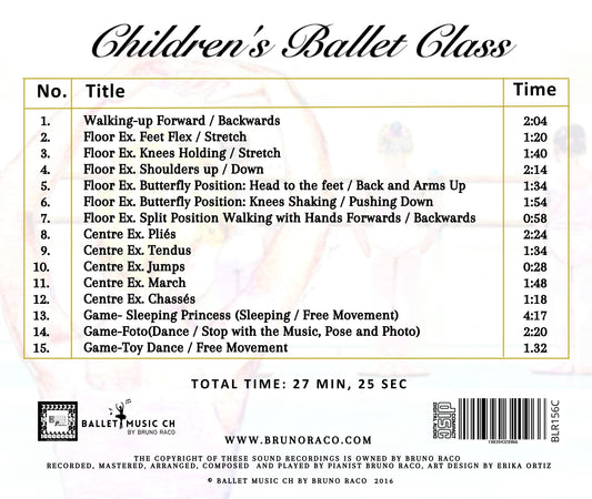 Children's Ballet Music - CD for Ballet Dance training