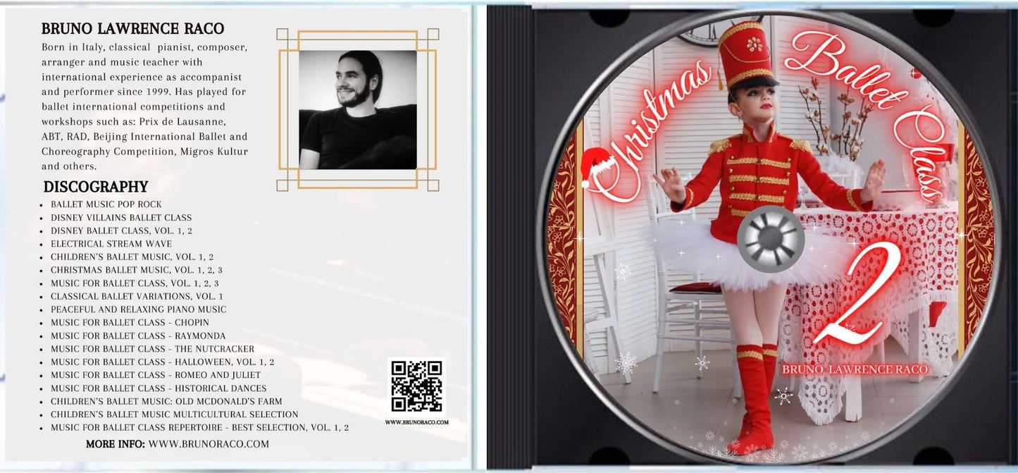 Christmas Ballet Class, Vol. 2 - CD for Ballet Dance training