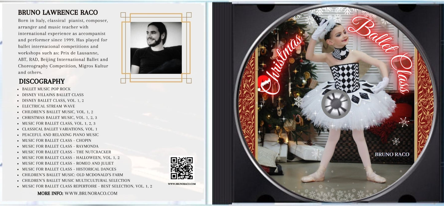 Christmas Ballet Class, Vol. 1 - CD for Ballet Dance training