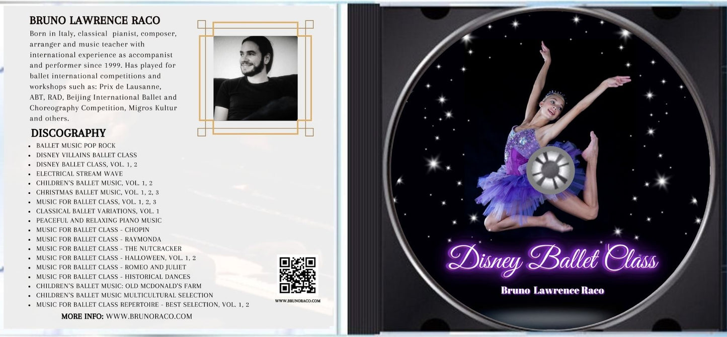 Disney Ballet Class - CD for Ballet Dance training