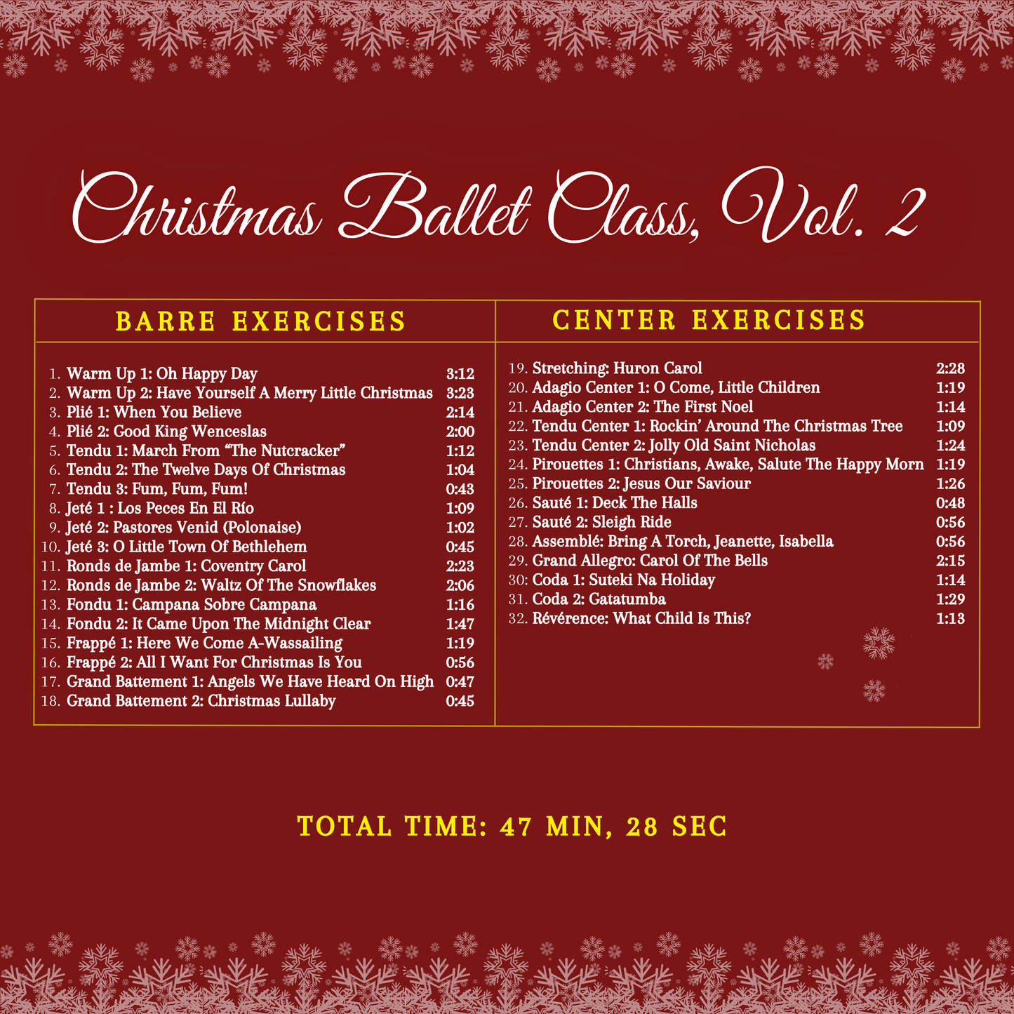 Christmas Ballet Class, Vol. 2 - CD