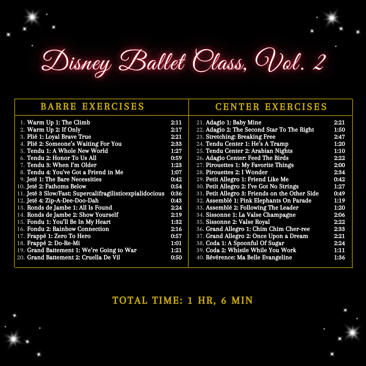 Disney Ballet Class, Vol. 2 - CD