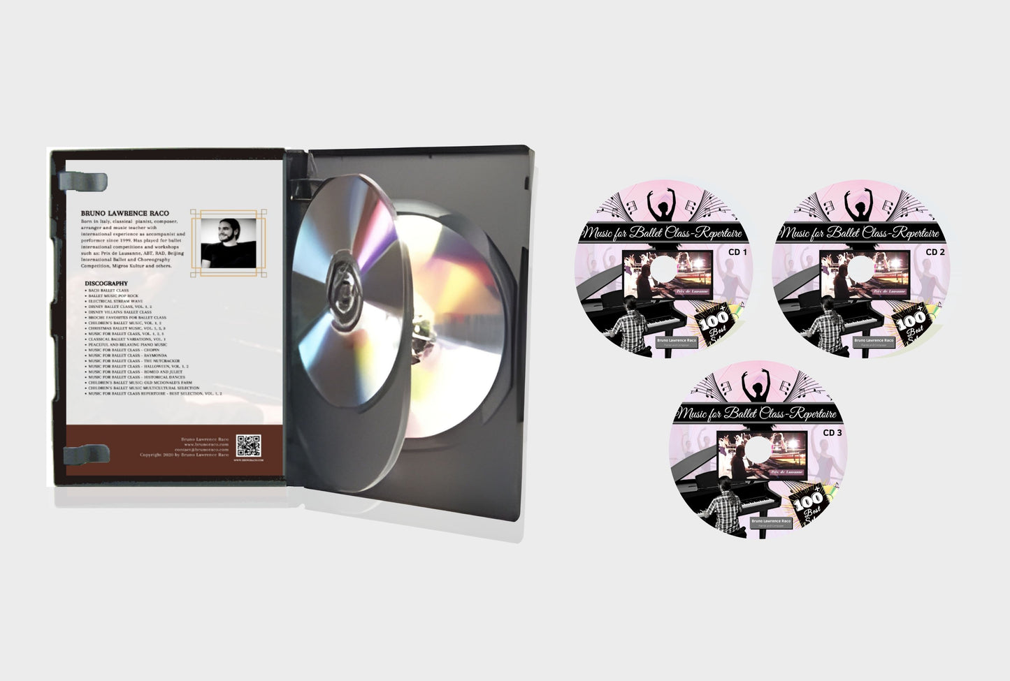 Musik für das Ballettunterrichtsrepertoire – über 100 Stücke – 3 CDs