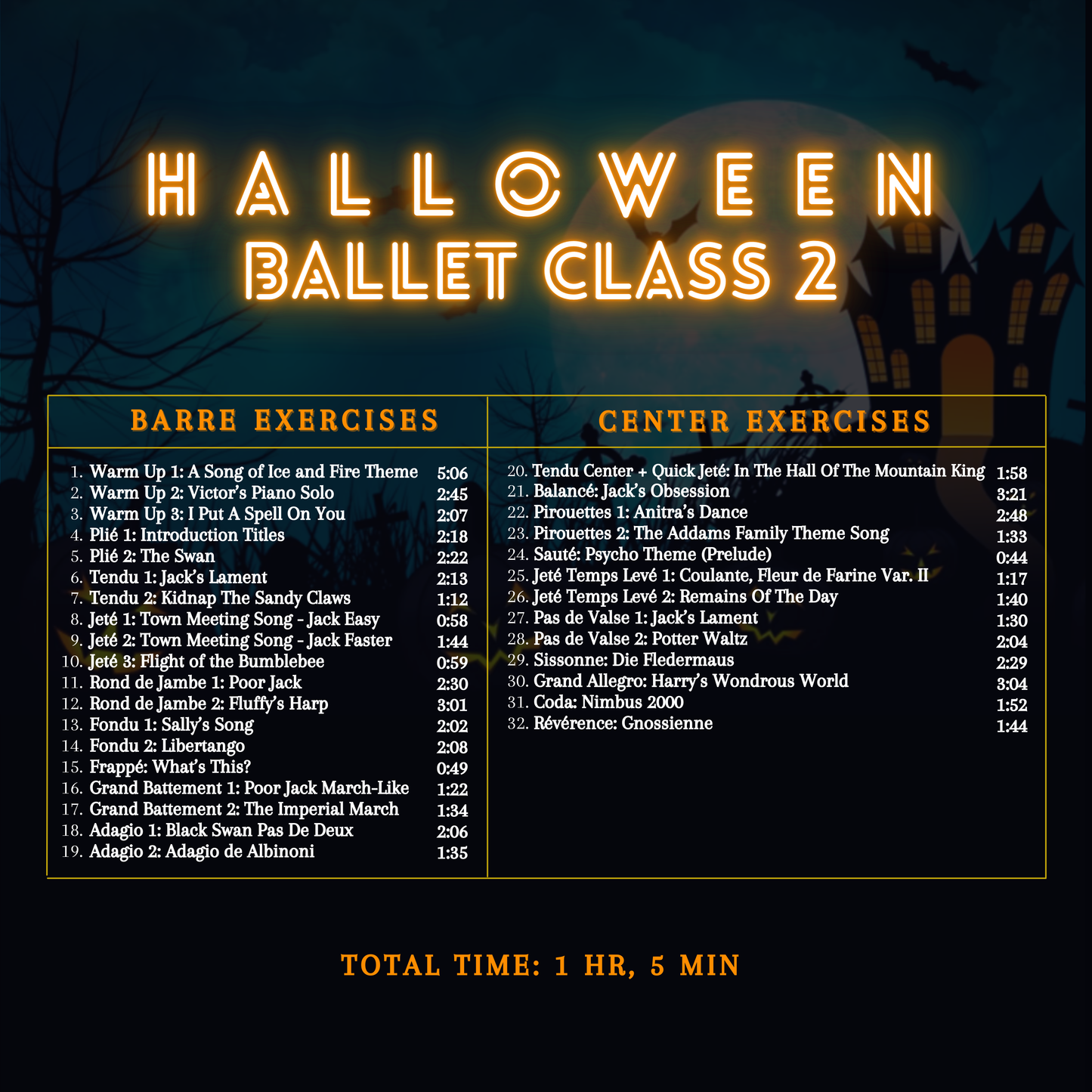 Music for Ballet Class - Halloween, Vol. 2 - CD