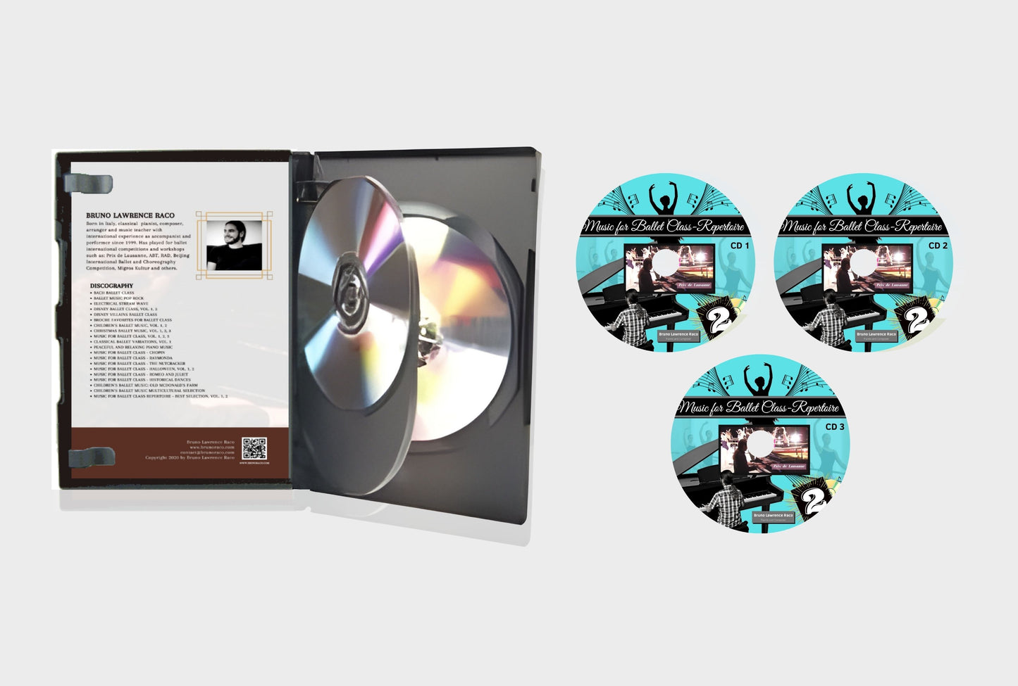 バレエクラスのための音楽レパートリー - ベストセレクション Vol. 2 (CD3枚組)