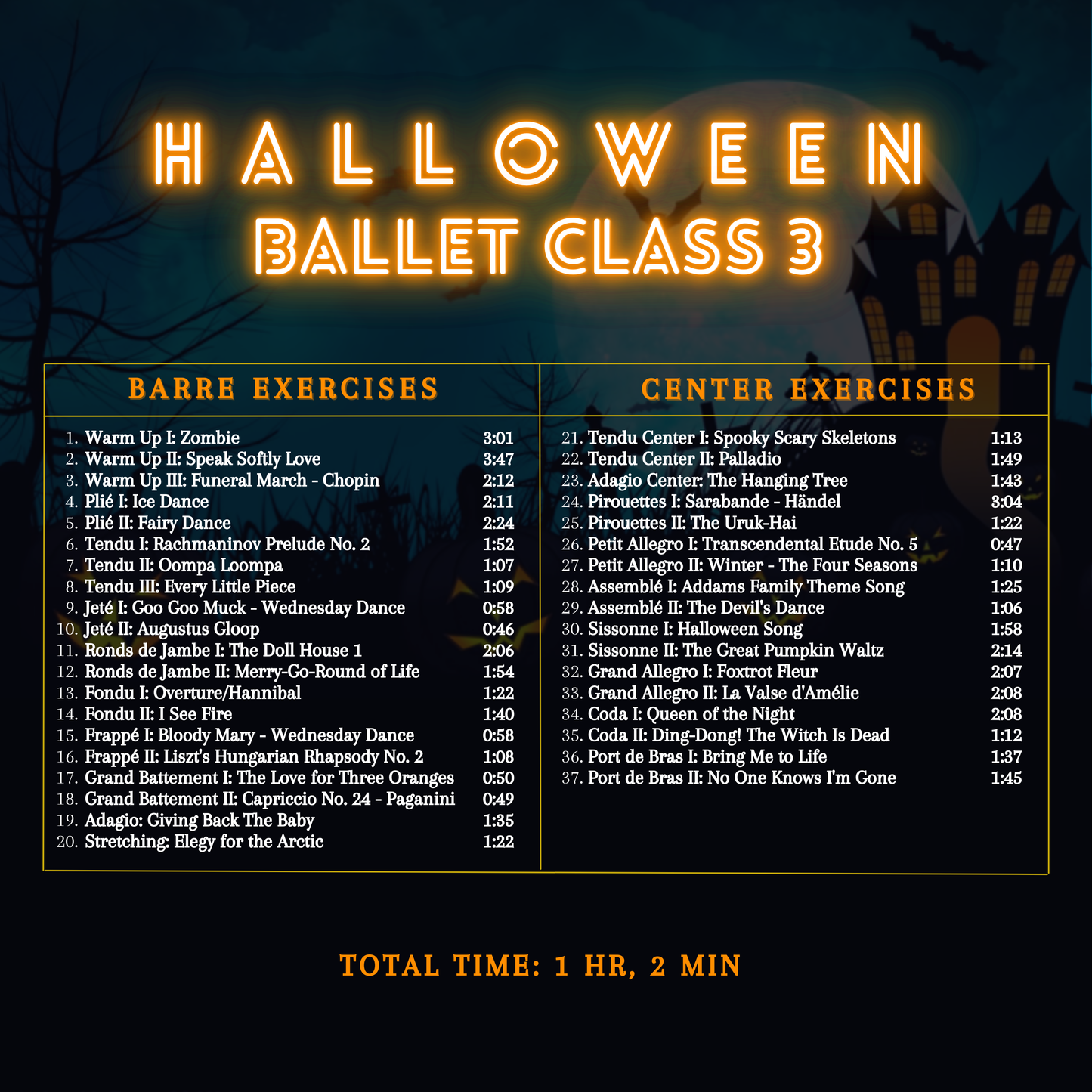 Music for Ballet Class - Halloween, Vol. 3 - CD