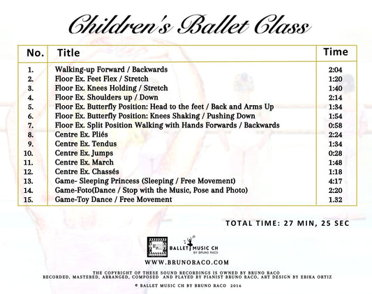 Musica di balletto per bambini - CD