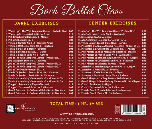 Lezione di danza classica di Bach - CD