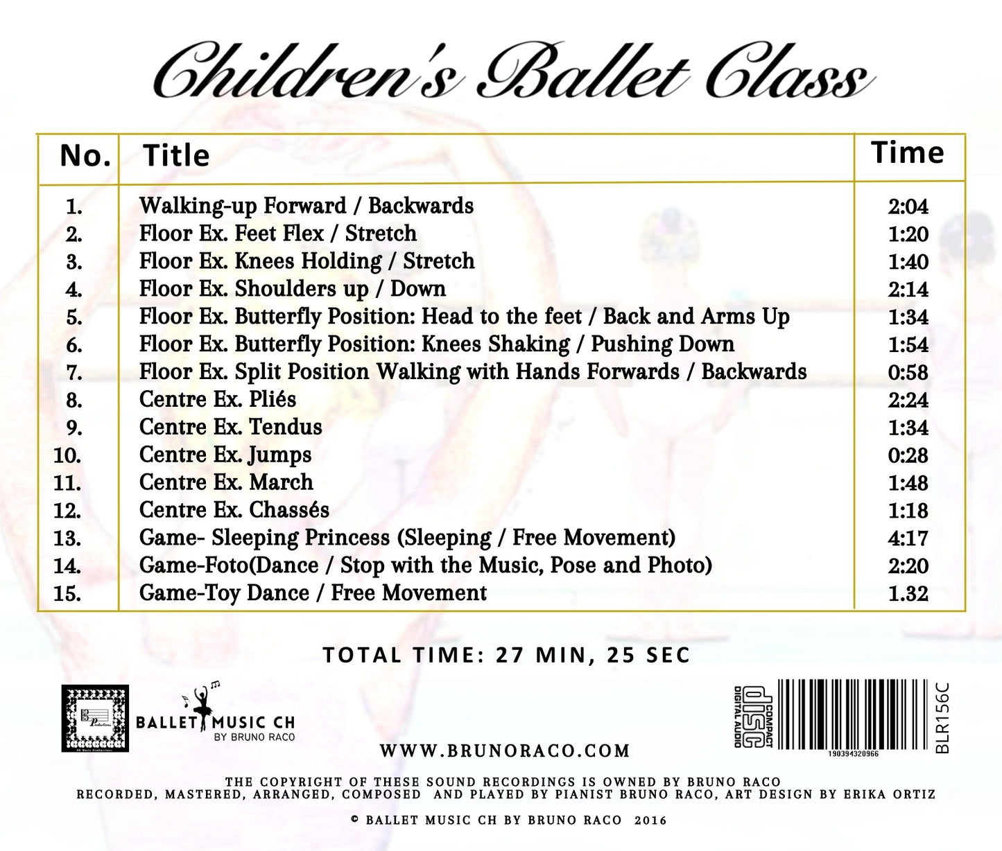 Children's Ballet Music - CD